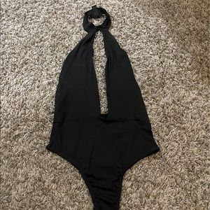 Missguided plunging neckline bodysuit